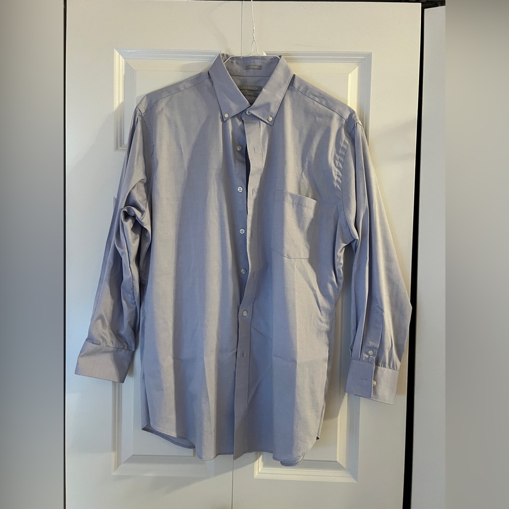 Men's Blue Button-Down Shirt